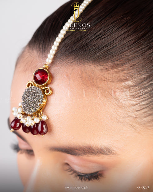Designer's Crafted Jashan e Ishq Choker Set with Tika